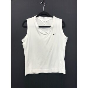 Nike Sleeveless Shirt White Women's Size Large